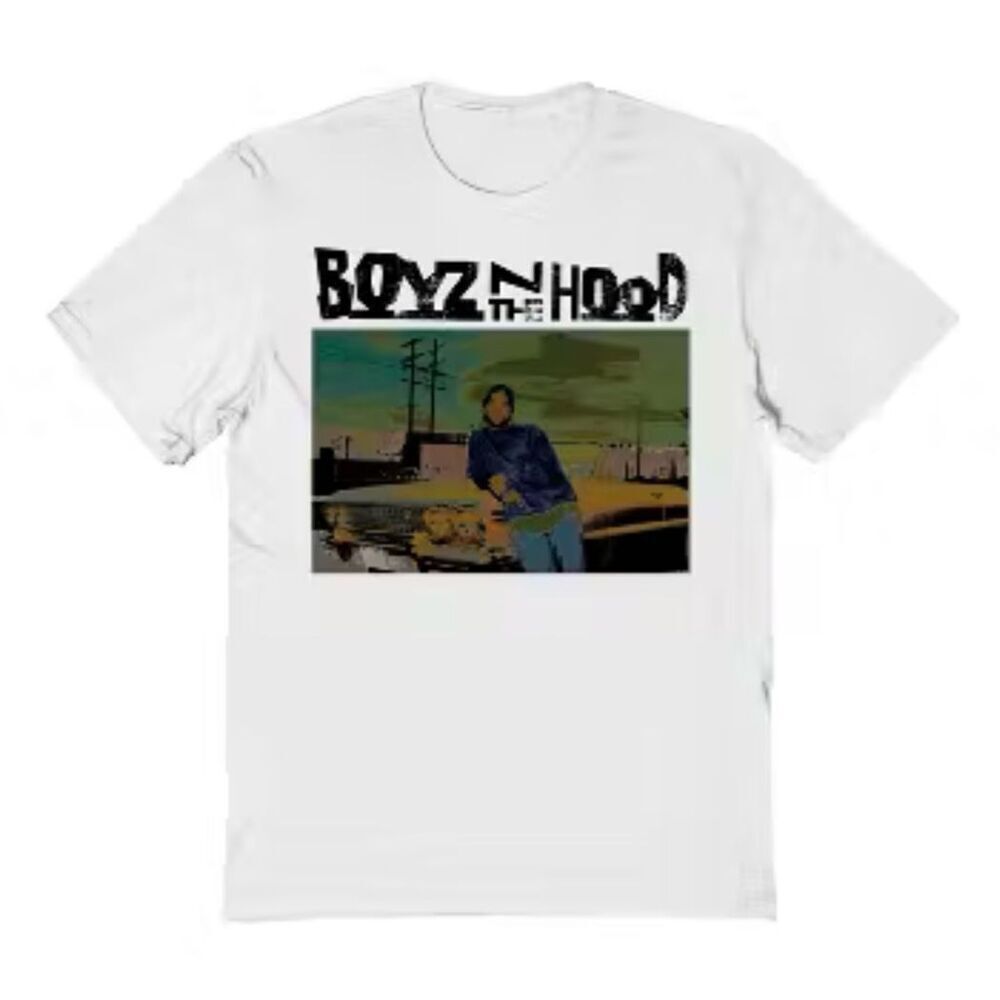 🌸 Boyz N The Hood Graphic Tee Shirt Short Sleeve White Size Small NWOT